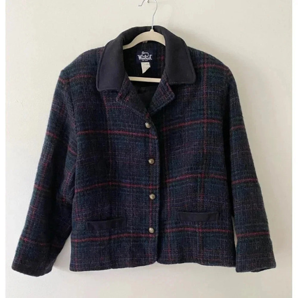 Woolrich Wool Coat Women’s Large Vintage Made in the USA - Picture 1 of 6